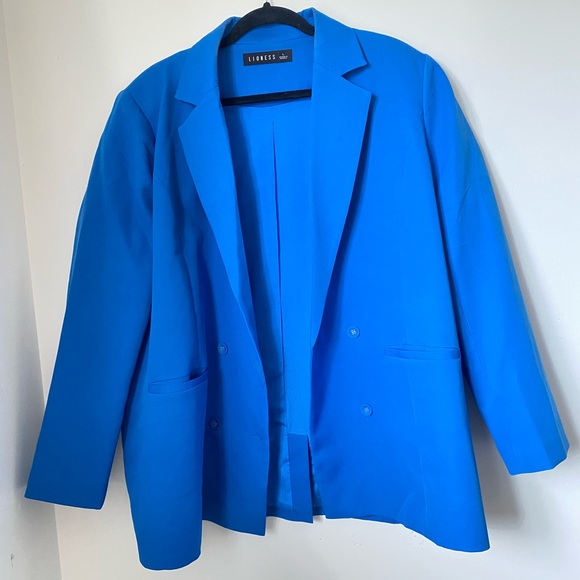 Lioness blue double breasted blazer - Picture 2 of 5